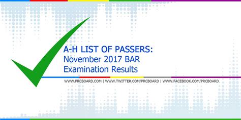 2017 bar exam results|November 2017 Bar Exam Results: List of Top 20 .